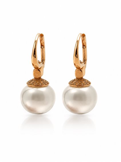Orecchini Cianfrone Gioielli Donna in Oro Perla OROR-47-198 - OROR-47-198